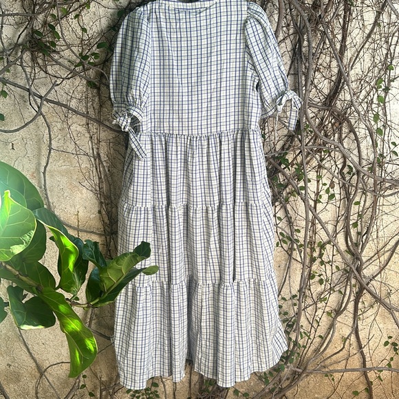 English Factory Gingham Tiered Dress - Picture 10 of 10